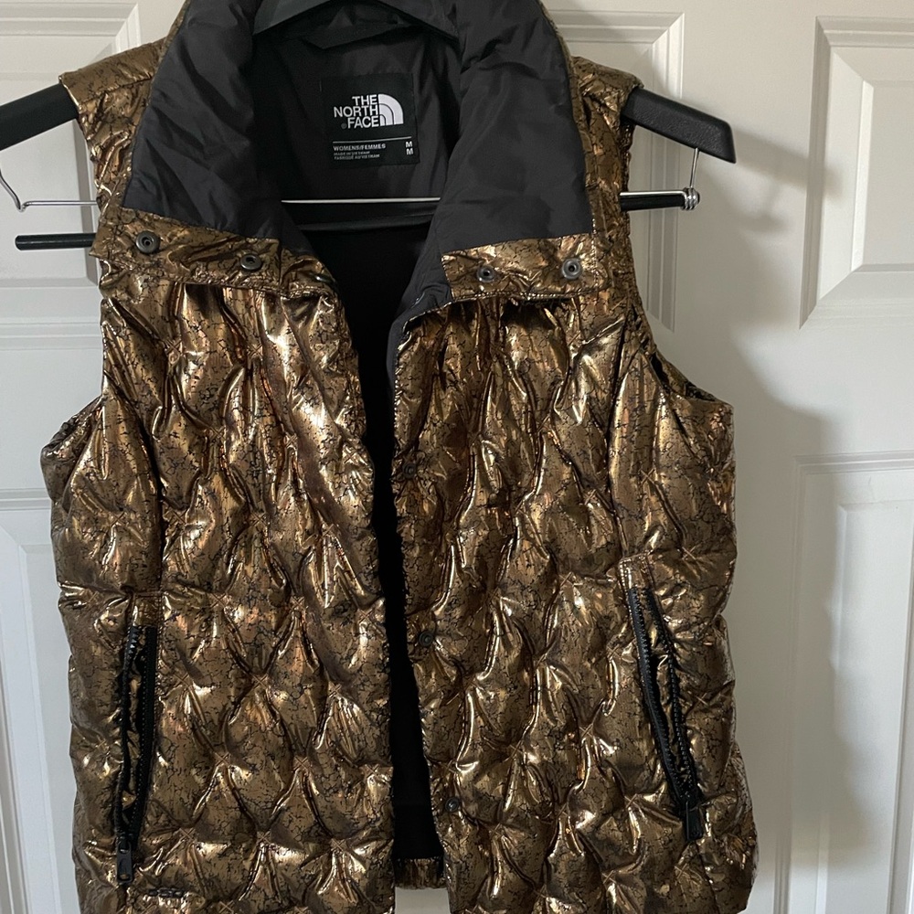 The North Face Gold/Bronze Puffer Vest